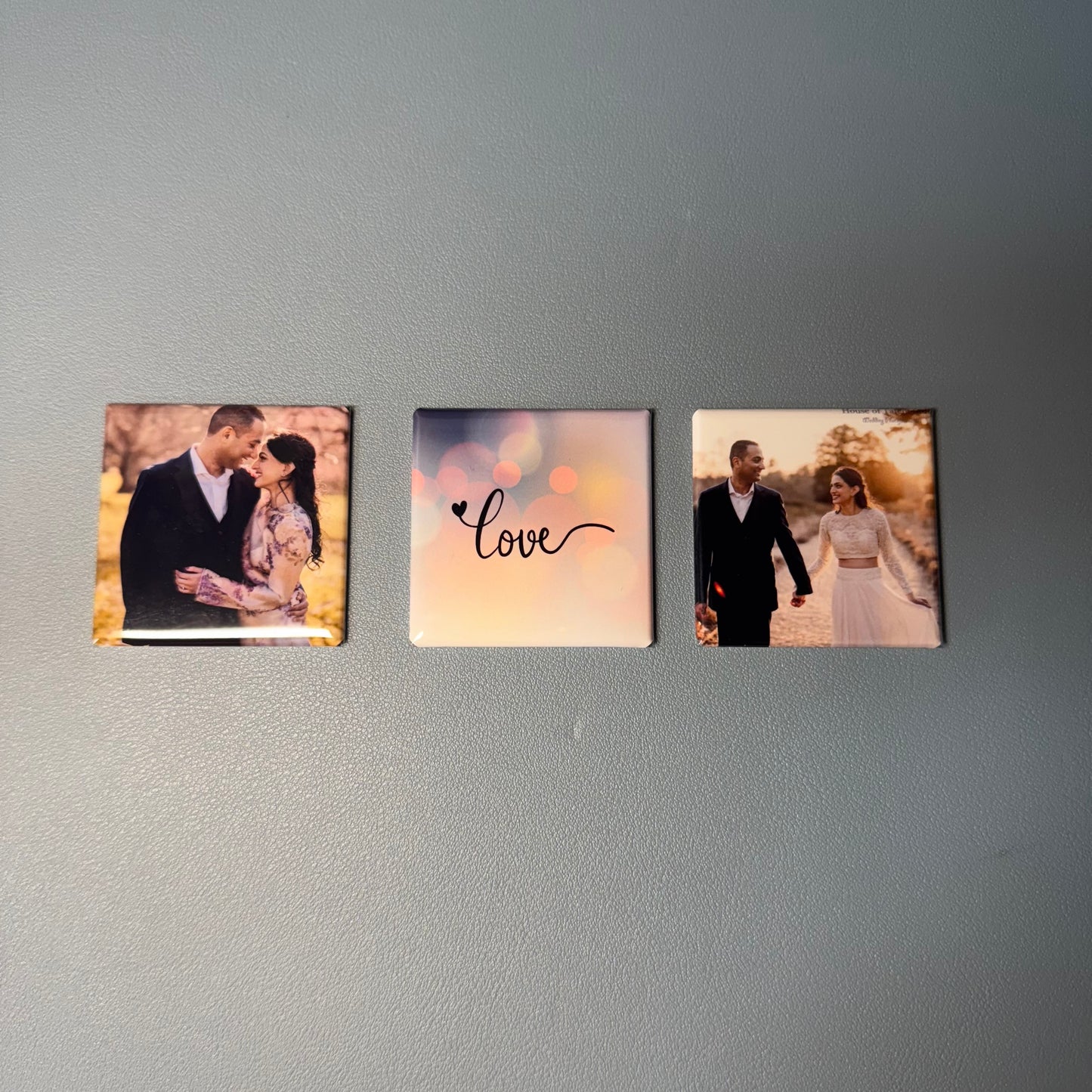 3 Custom 2x2 Photo Magnets