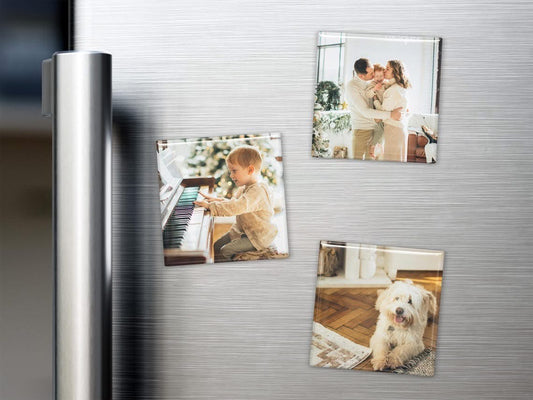 3 Custom 2x2 Photo Magnets